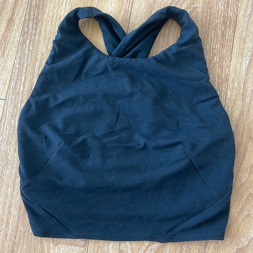 Lululemon long sports bra/cropped tank